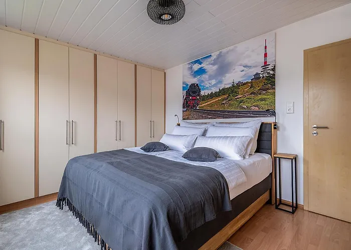 Neu! 9,9 Aussergewoehnlich! Boxspringbetten Kaffeevollautomat Inkl Bettwaesche Und Handtuecher #meenefewo De Appartement Bad Harzburg